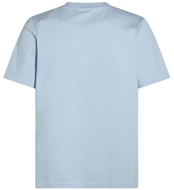 Casablanca Sky Blue Logo Print Crew Neck T-Shirt