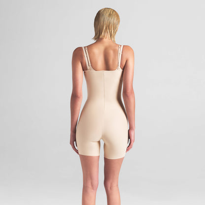 Skims Body Core Sculpt Open Bust Mid Thigh Bodysuit
