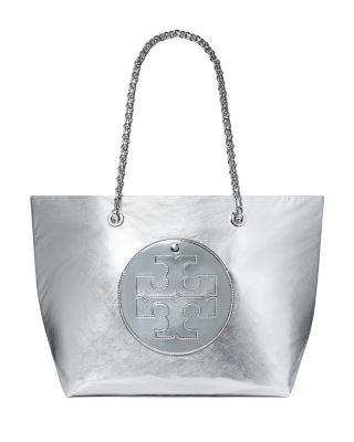 Ella Metallic Nylon Tote Bag