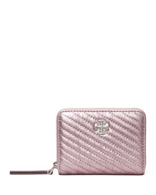 Kira Metallic Moto Quilted Leather Wallet