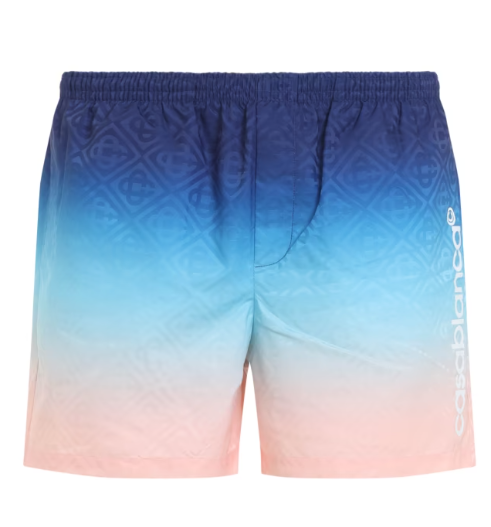 Casablanca Blue Gradient Swim Shorts