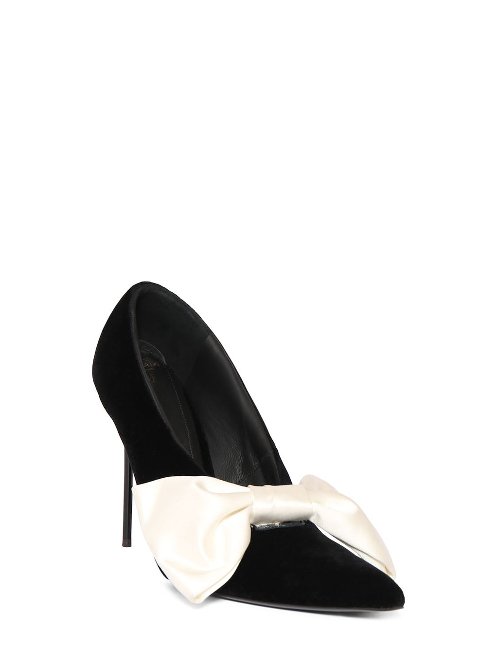 Balmain Balmain 100mm Clara velvet & satin pumps - Size: UK 4.5 Heels | Shop From The Mirage