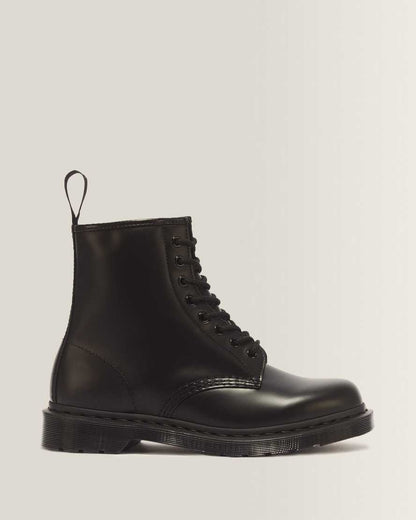 1460 Mono Smooth Leather Lace Up Boots — Black