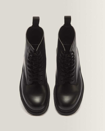1460 Mono Smooth Leather Lace Up Boots — Black