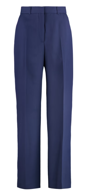 Casablanca Wide-leg wool trousers with hook fastening