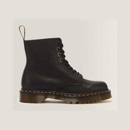 1460 Bex Pisa Leather Lace Up Boots — Black