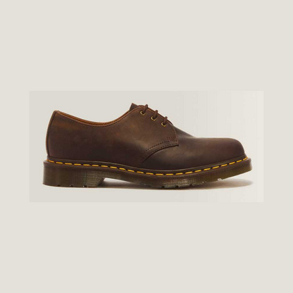 1461 Crazy Horse Leather Oxford Shoes — Brown