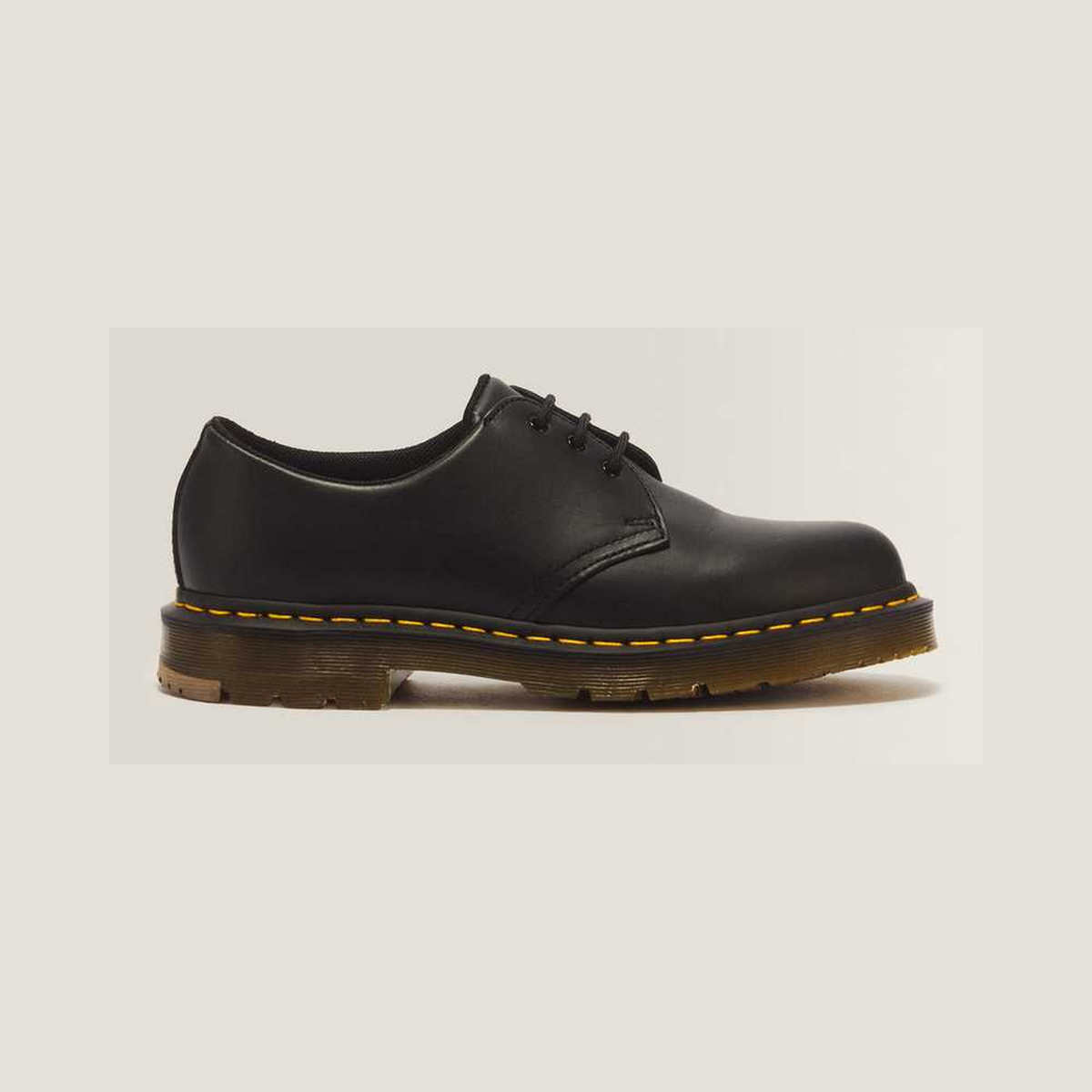 1461 Slip Resistant Leather Oxford Shoes — Black