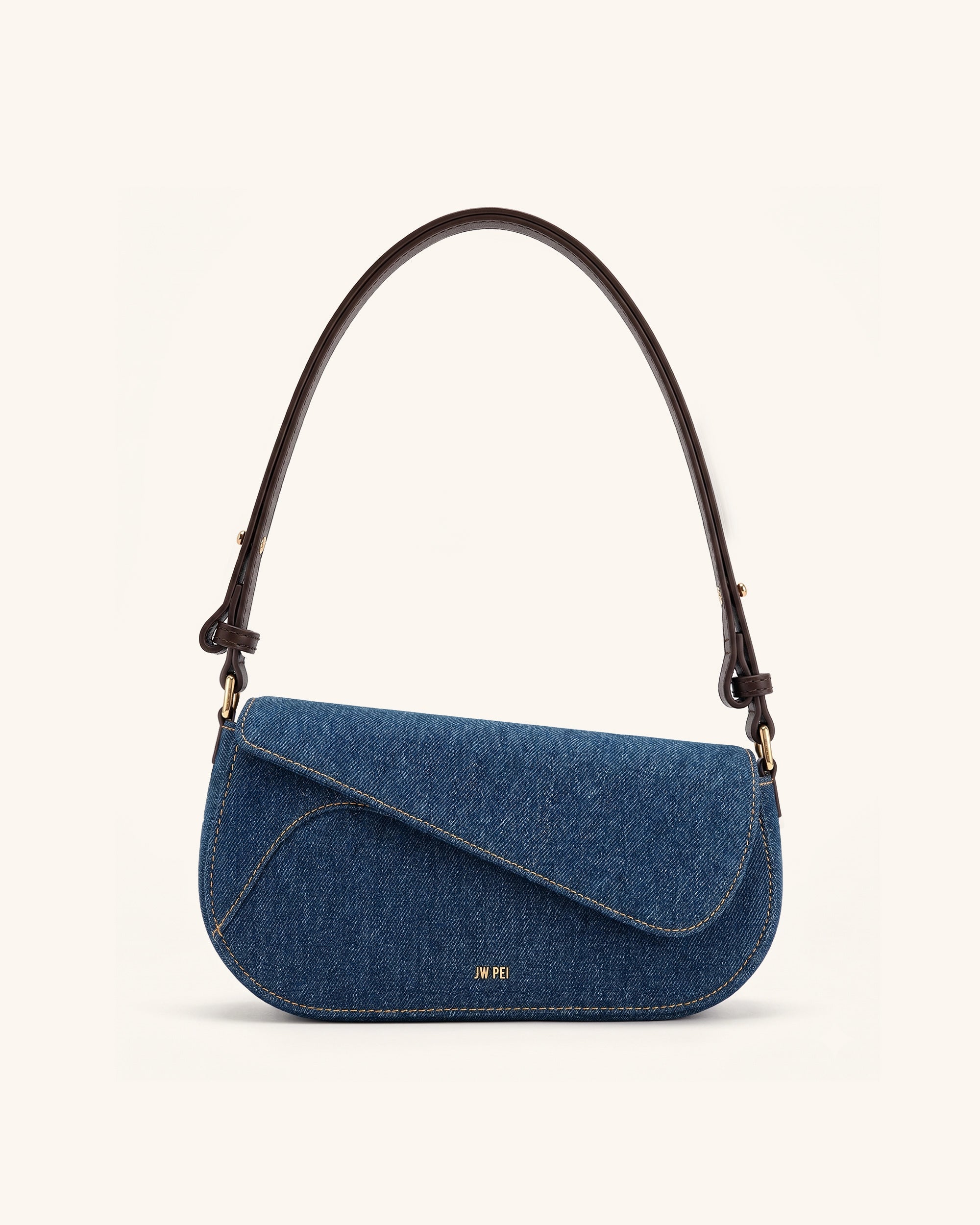 Addisyn Shoulder Bag - Brown Canvas