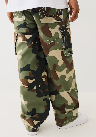 TWILL BIG T CARGO BAGGY PANT