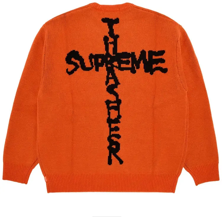 Supreme X Thrasher Sweater Orange