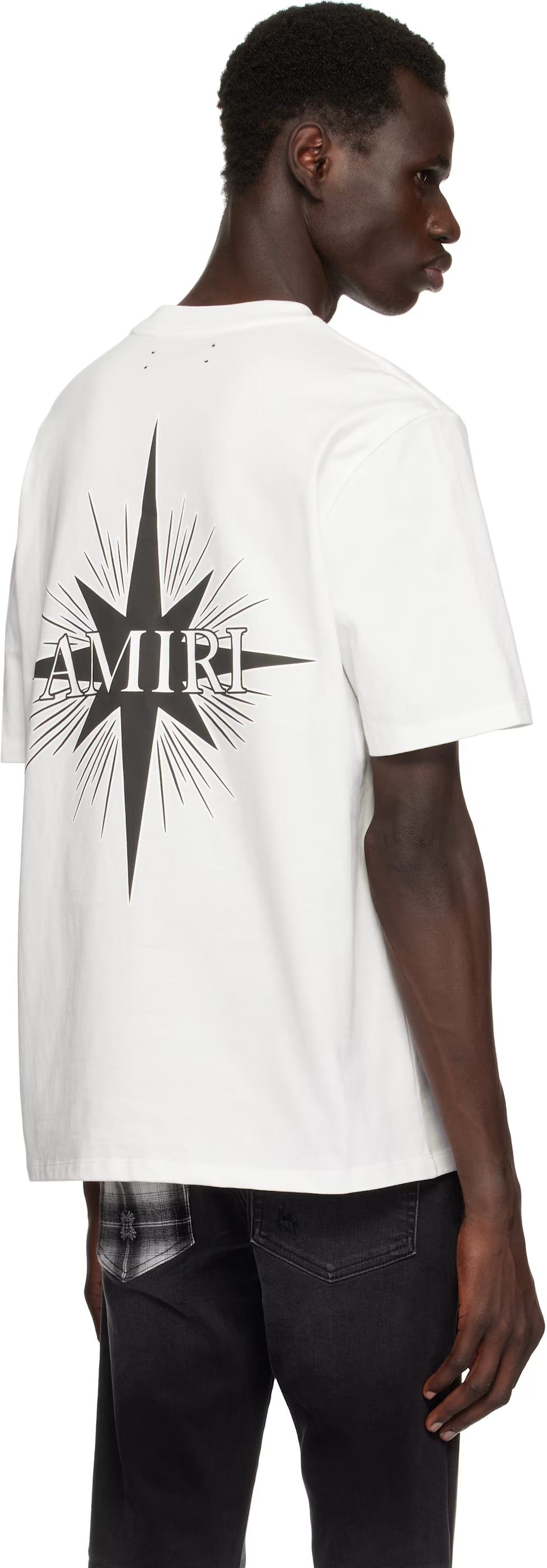 White 'Amiri' Starburst T-shirt