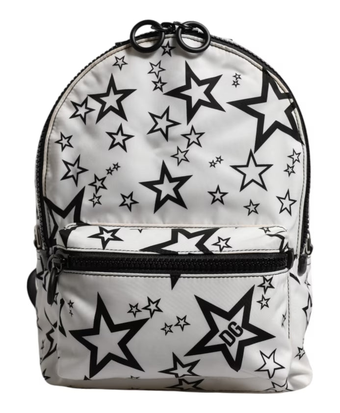 Stars Print Nylon Travel Backpack Bag