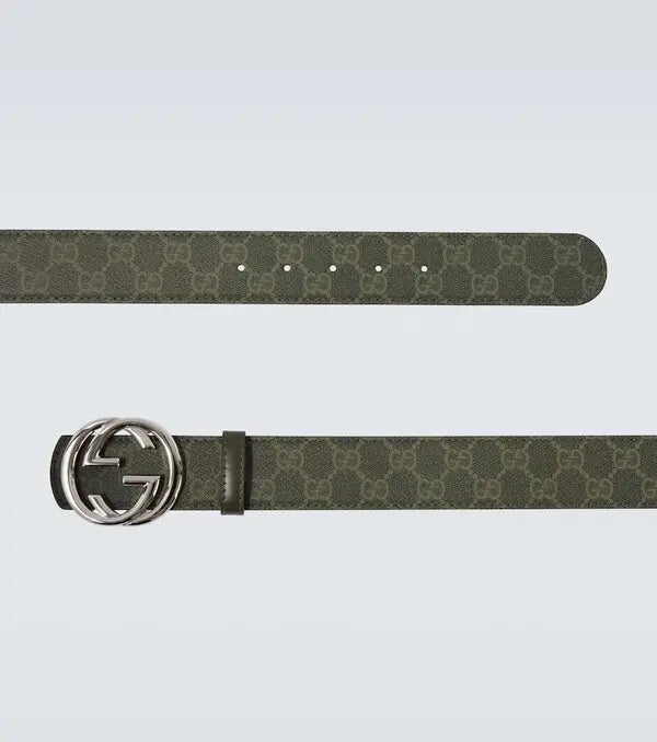 Gucci  gg reversible leather belt
