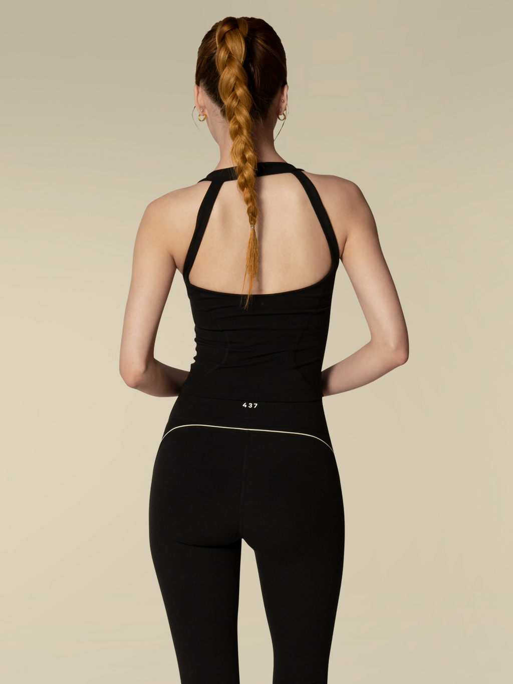 The Studio Tank / Black-Cream