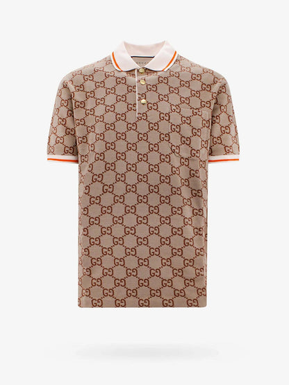 Gucci Polo Shirt Beige Mens