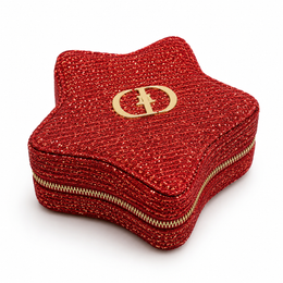 DIOR Beauty 2026 Lunar New Year RED STAR Cosmetic Pouch Bag Box Receipt Card