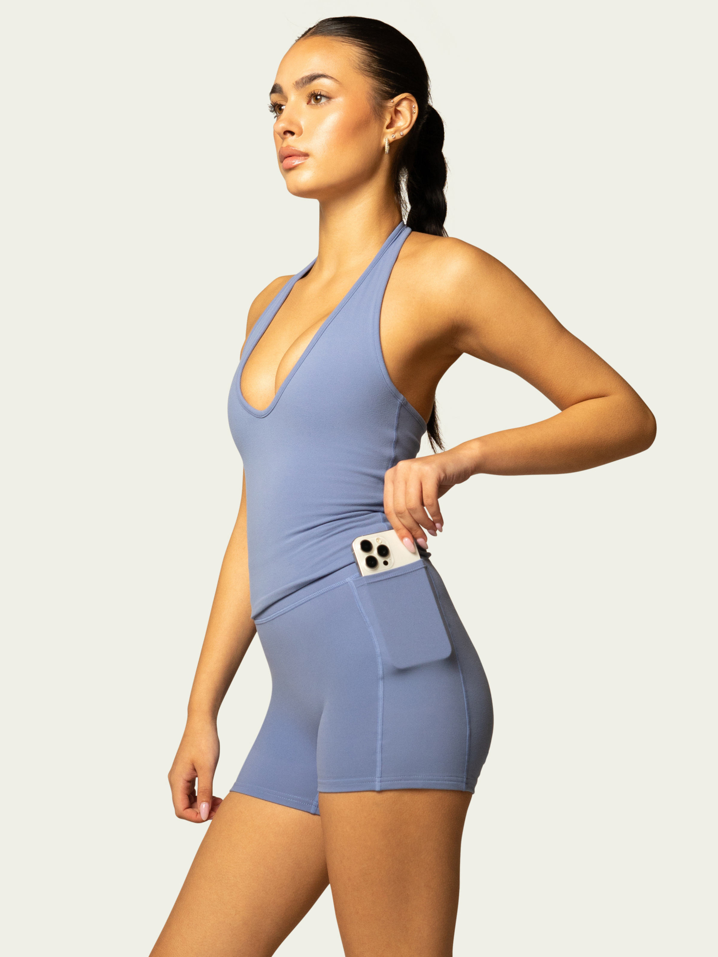 The Halter Tank / French-Blue