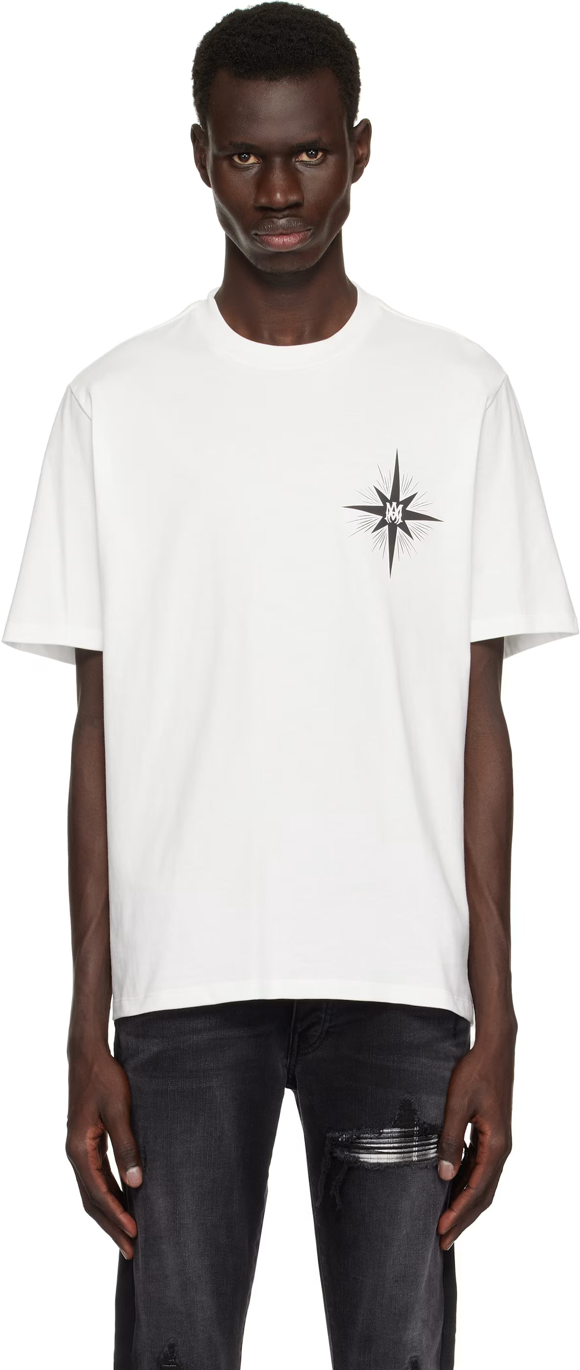 White 'Amiri' Starburst T-shirt
