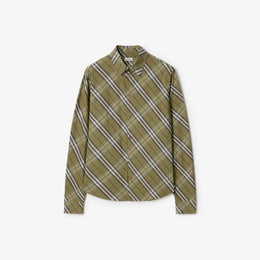Relaxed Fit Check Cotton Shirt