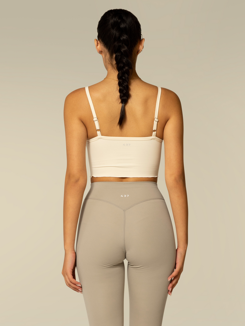 The Scrunch Bra / Cream