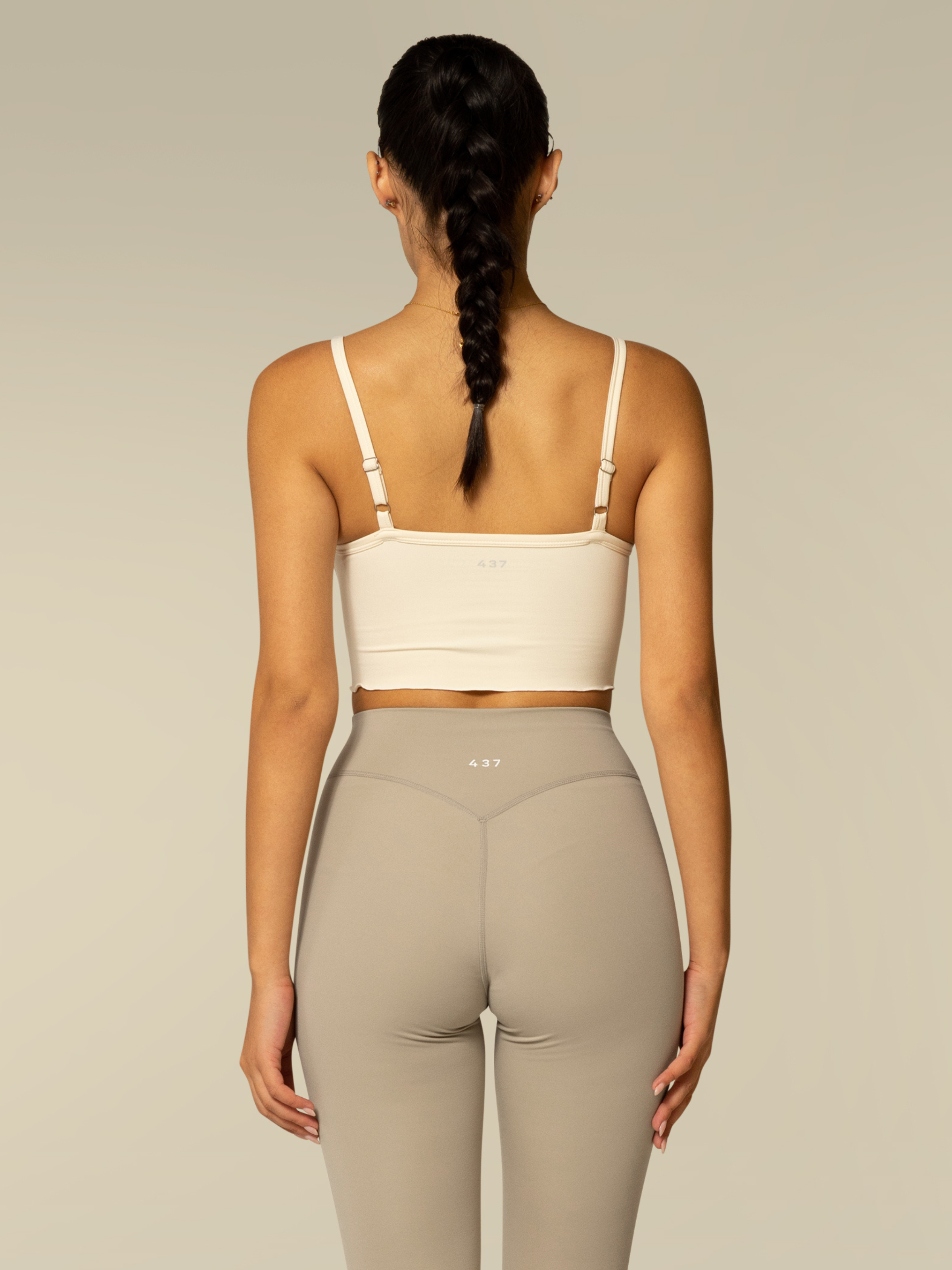 The Scrunch Bra / Cream