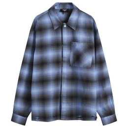 END. x Represent Distressed Flannel Shirt