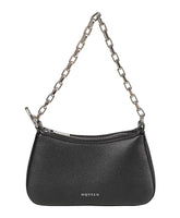 Black Chain Strap Bag with Zip
