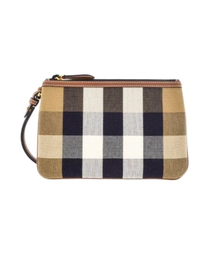 Peyton House Check Clutch Pouch