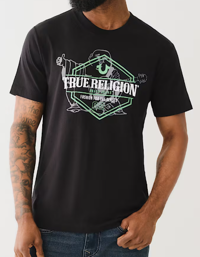 TRUE RELIGION HORSESHOE LOGO TEE
