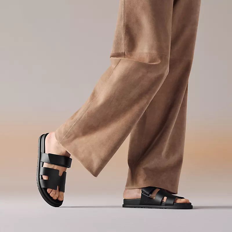 Chypre sandal in Noir