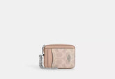 Coach Zip Card Case In Signature Canvas - Wallets | Shop From The Mirage