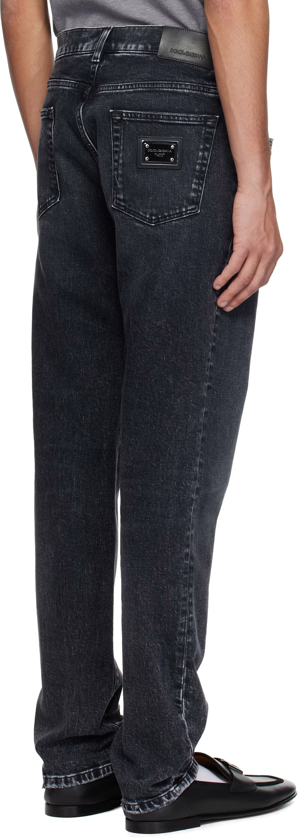 Dolce&Gabbana Black Distressed Jeans