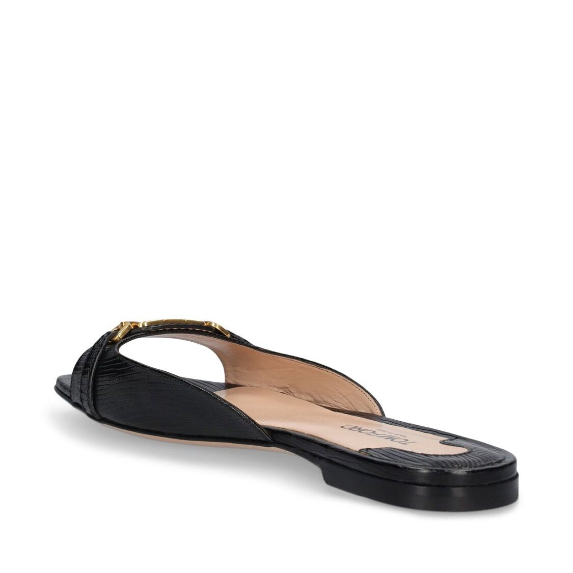 Tom Ford Tom Ford 10mm Whitney lizard print leather slides - Size: UK 2 Flats | Shop From The Mirage