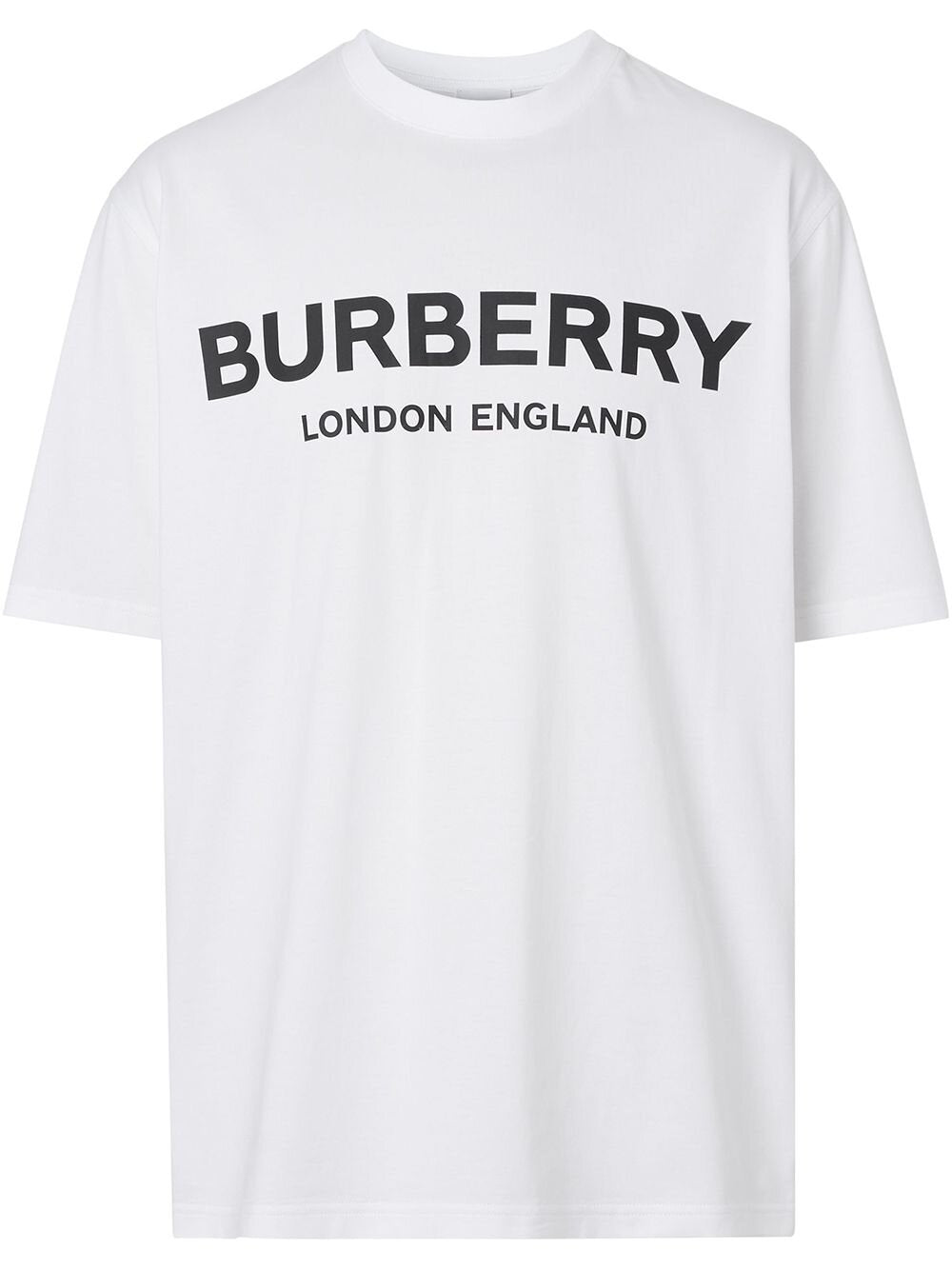 Burberry London Letchford Logo Print T-shirt White