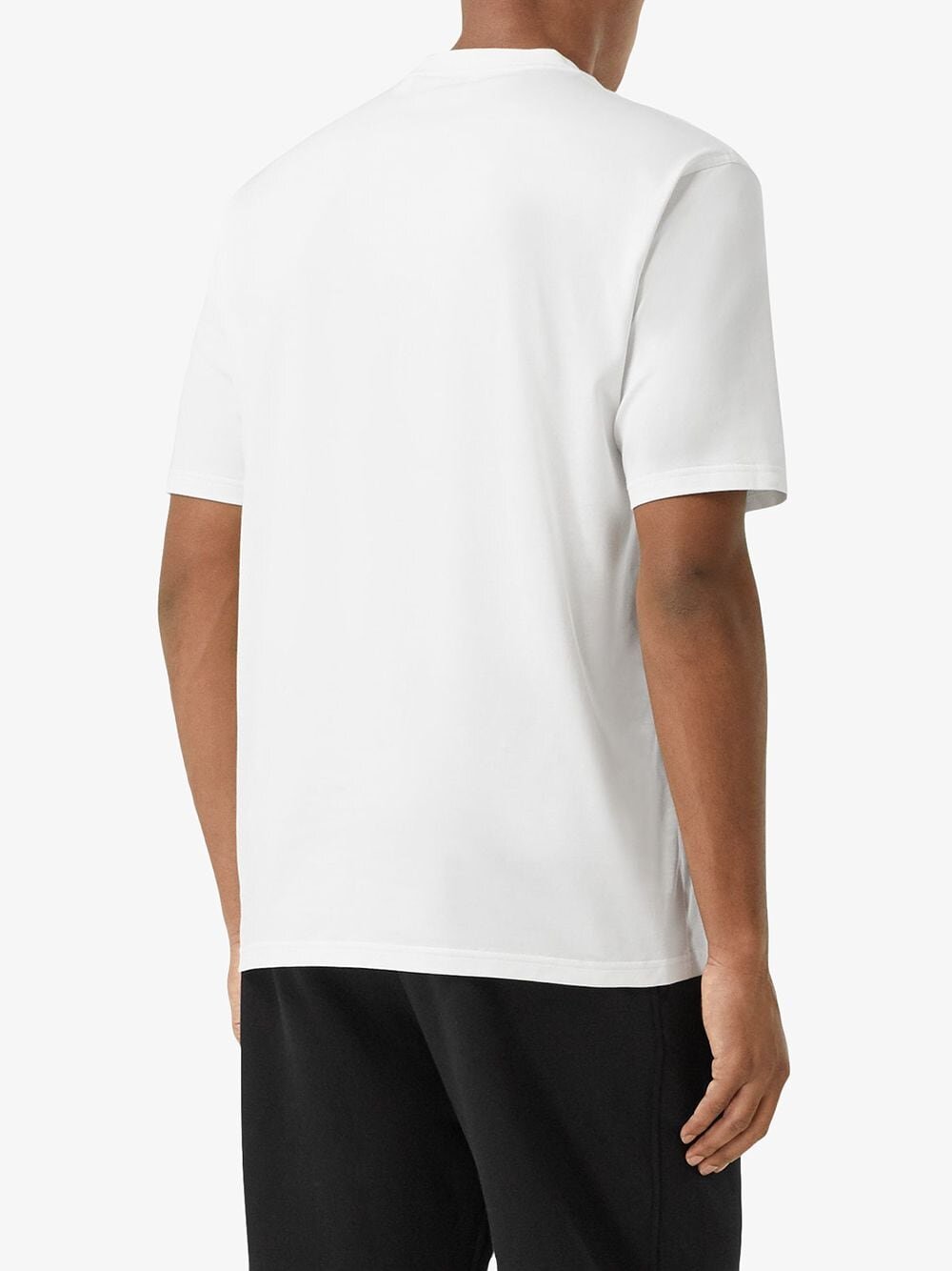 Burberry London Letchford Logo Print T-shirt White
