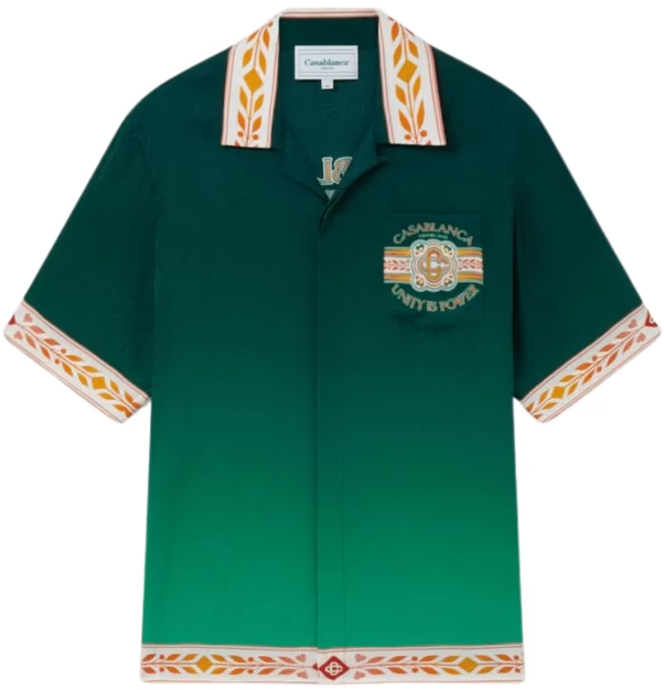Casablanca Silk Shirt Unity Is Power