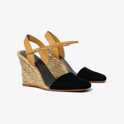 Closed-Toe High Espadrille