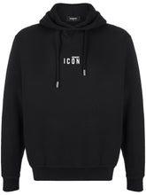 Dsquared2 Small Icon Print Hoodie in Black