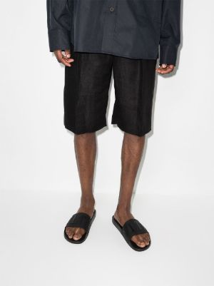 Valentino embossed-logo flip-flops
