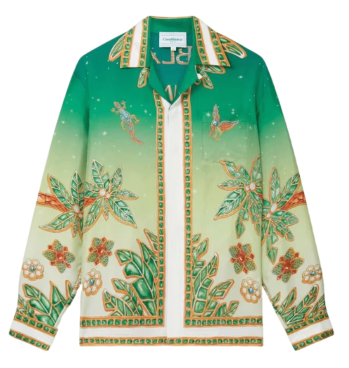 Casablanca African Jewel Silk Shirt