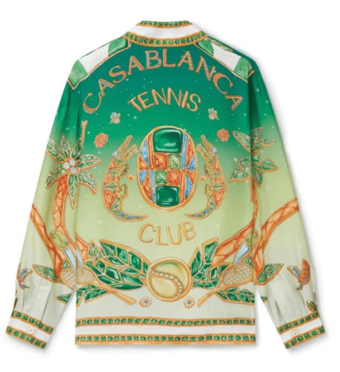 Casablanca African Jewel Silk Shirt