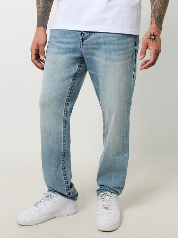 GENO EMBOSSED HORSESHOE SLIM JEAN