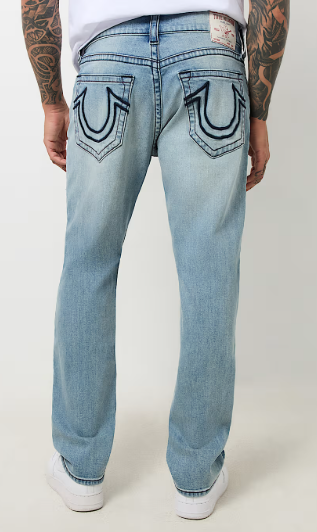 GENO EMBOSSED HORSESHOE SLIM JEAN