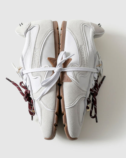 Adored White Suede/Leather