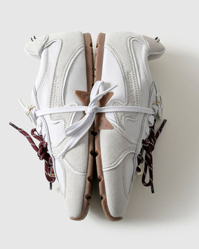 Adored White Suede/Leather