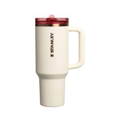 Stanley The Quencher ProTour Flip Straw Tumbler | 40 OZ Cream Rose Gold