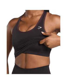 Gymshark Lift Seamless Midi Tank With Shelf Depth Purple