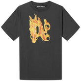Palm Angels Burning PA Monogram Tee