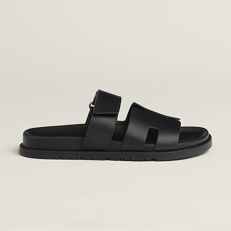 Chypre sandal in Noir